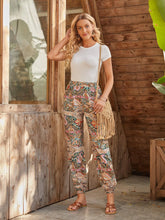 EMERY ROSE Paisley Print Tapered Pants